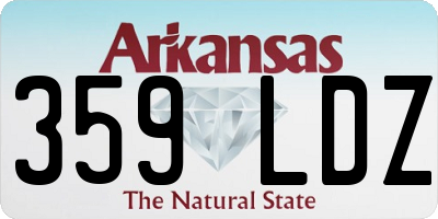 AR license plate 359LDZ