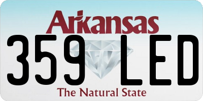 AR license plate 359LED