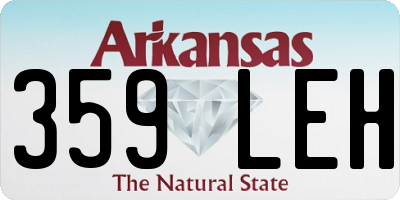 AR license plate 359LEH