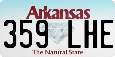 AR license plate 359LHE