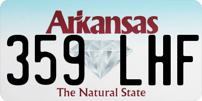 AR license plate 359LHF