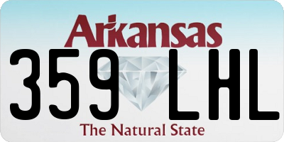 AR license plate 359LHL