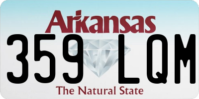 AR license plate 359LQM