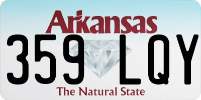 AR license plate 359LQY