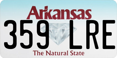 AR license plate 359LRE