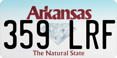 AR license plate 359LRF