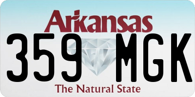 AR license plate 359MGK
