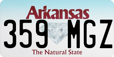 AR license plate 359MGZ