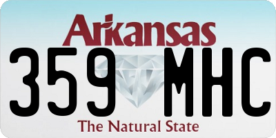 AR license plate 359MHC