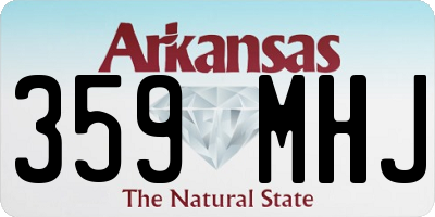 AR license plate 359MHJ