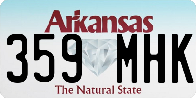 AR license plate 359MHK