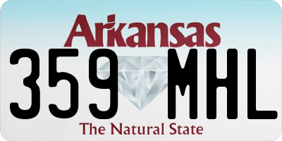 AR license plate 359MHL