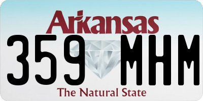 AR license plate 359MHM