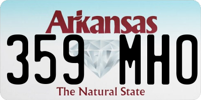 AR license plate 359MHO