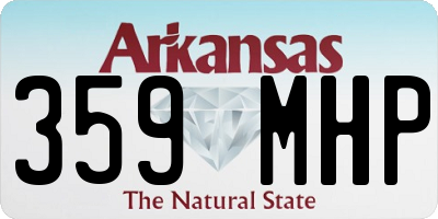 AR license plate 359MHP