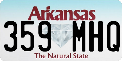 AR license plate 359MHQ