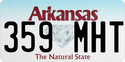 AR license plate 359MHT