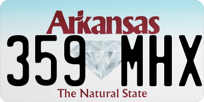 AR license plate 359MHX