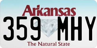AR license plate 359MHY