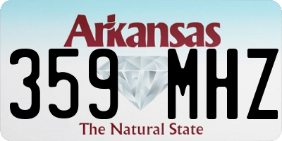 AR license plate 359MHZ
