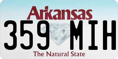 AR license plate 359MIH