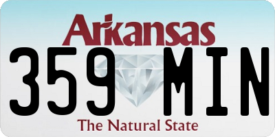 AR license plate 359MIN