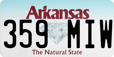AR license plate 359MIW
