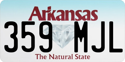 AR license plate 359MJL