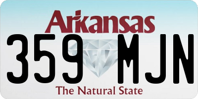 AR license plate 359MJN