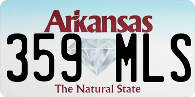 AR license plate 359MLS