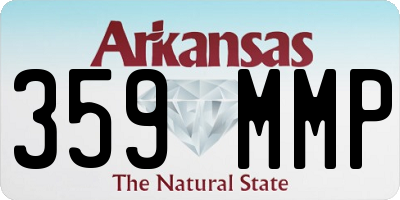 AR license plate 359MMP
