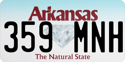 AR license plate 359MNH