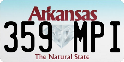 AR license plate 359MPI