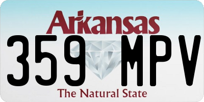 AR license plate 359MPV