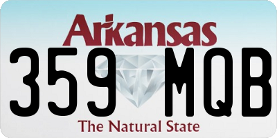 AR license plate 359MQB