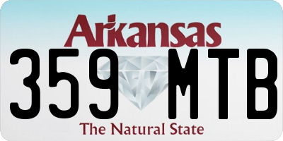 AR license plate 359MTB