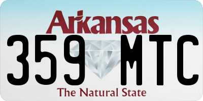 AR license plate 359MTC