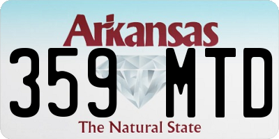 AR license plate 359MTD