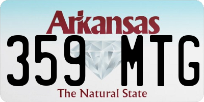 AR license plate 359MTG