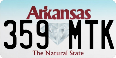 AR license plate 359MTK