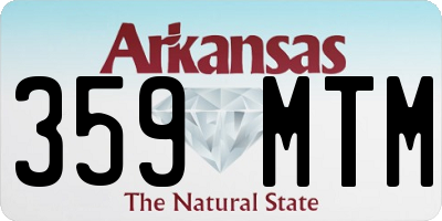 AR license plate 359MTM