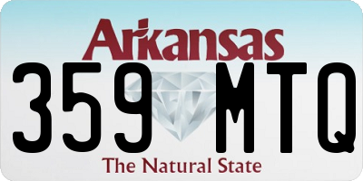 AR license plate 359MTQ