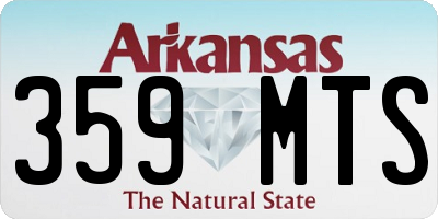 AR license plate 359MTS