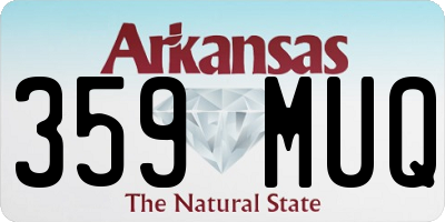 AR license plate 359MUQ