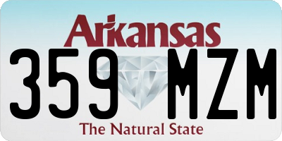 AR license plate 359MZM