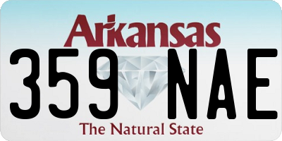 AR license plate 359NAE