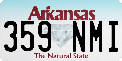 AR license plate 359NMI
