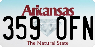 AR license plate 359OFN