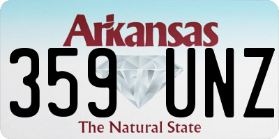AR license plate 359UNZ