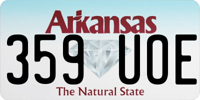 AR license plate 359UOE